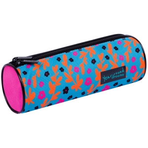 Пенал-тубус 2 отделения, 210*70 Berlingo "Blue pattern", полиэстер Пенал-тубус 2 отделения, 210*70 Berlingo "Blue pattern", полиэстер