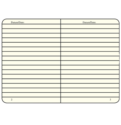 Блокнот Leuchtturm1917 Classic A5 (14.5x21см.) 80г/м2 - 251 стр. в линейку, твердая обложка, цвет: Черный