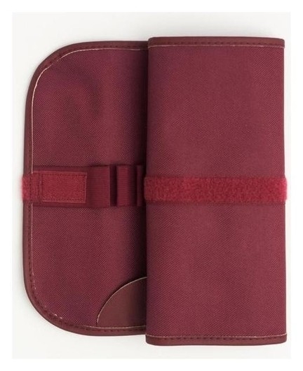 Набор кистей Frida в пенале-скрутке, бордо, 12 шт.