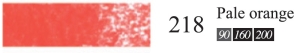 Пастель сухая мягкая профессиональная круглая Галерея цвет № 218 глубокий перманентный красный II