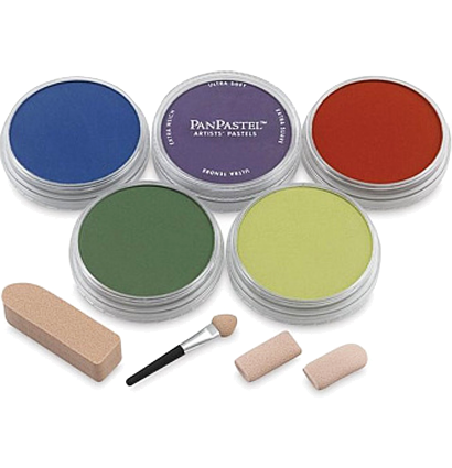 Набор пастели PanPastel Starter Tints 5 темных цветов в контейнерах по 9 мл купить в художественном магазине ArtCraft.Space с доставкой