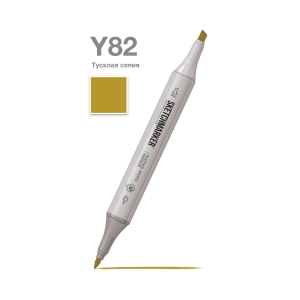 Маркер SKETCHMARKER двухсторонний на спирт.основе цв.Y82 Тусклая сепия Маркер SKETCHMARKER двухсторонний на спирт.основе цв.Y82 Тусклая сепия