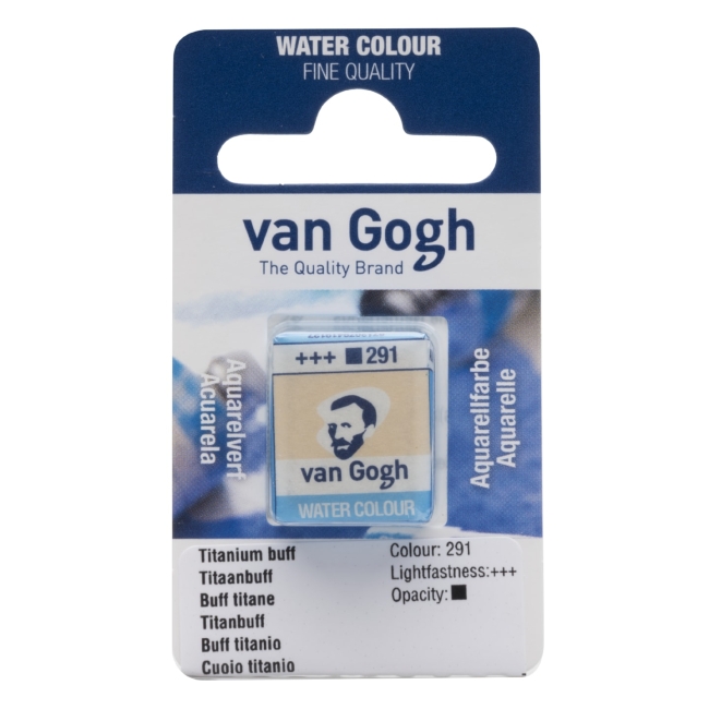 Краска акварельная Van Gogh кювета №291 Желтый титаниум