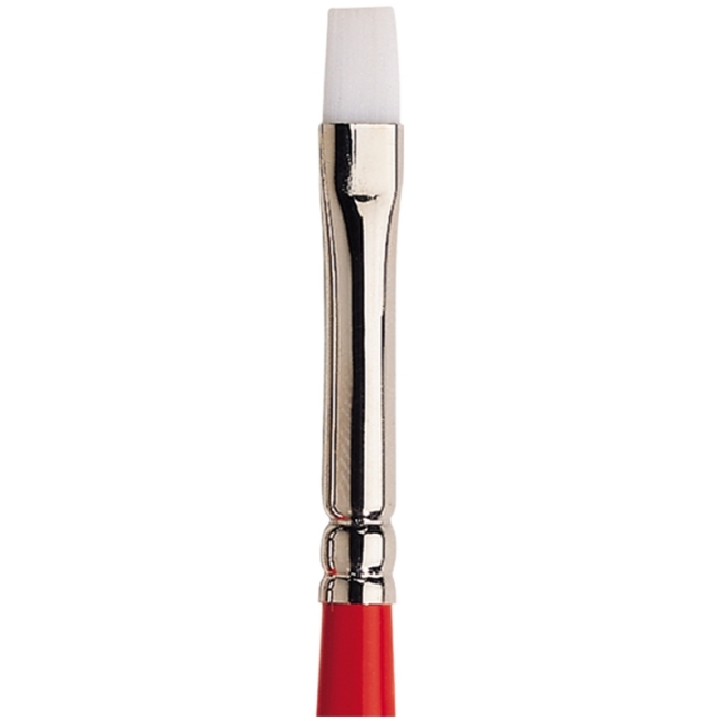 Кисть художественная синтетика для акрила/масла Winsor&Newton "University", плоская, №2, длин. ручка