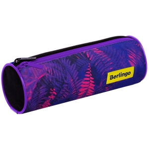 Пенал-тубус 2 отделения, 210*70 Berlingo "Flora neon", полиэстер Пенал-тубус 2 отделения, 210*70 Berlingo "Flora neon", полиэстер