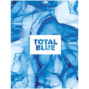 Тетрадь на кольцах А5, 240л., BG "Total blue", с разделителями, матовая ламинация
