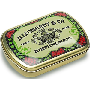 Коробочка жестяная Manuscript для перьев 3,8х5,7см ,