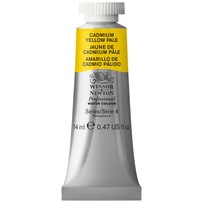 Акварель художественная Winsor&Newton "Professional", 14мл, туба, бледно-желтый кадмий Акварель художественная Winsor&Newton "Professional", 14мл, туба, бледно-желтый кадмий