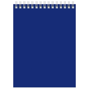 Блокнот А6 60л. на гребне BG "Для конференций", синий