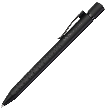 Ручка шариковая Faber-Castell Grip Edition XB черный корпус, синие чернила 1.4 мм купить в магазине ArtCraft.Space с доставкой по всему миру
