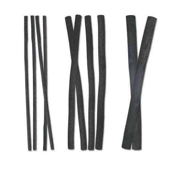 Набор ивового угля художественного Derwent Willow Charcoal 10 штук купить в магазине ArtCraft.Space с доставкой