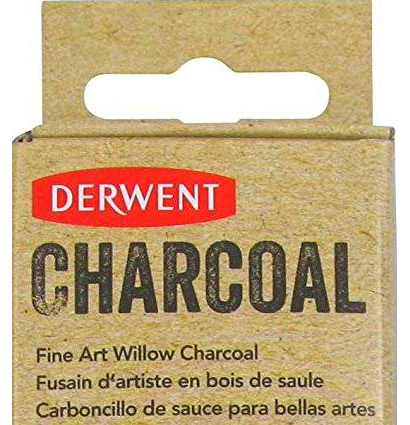 Набор ивого угля Derwent Willow Charcoal 10 штук разной толщины купить в художественном магазине ArtCraft.Space с доставкой по РФ и СНГ