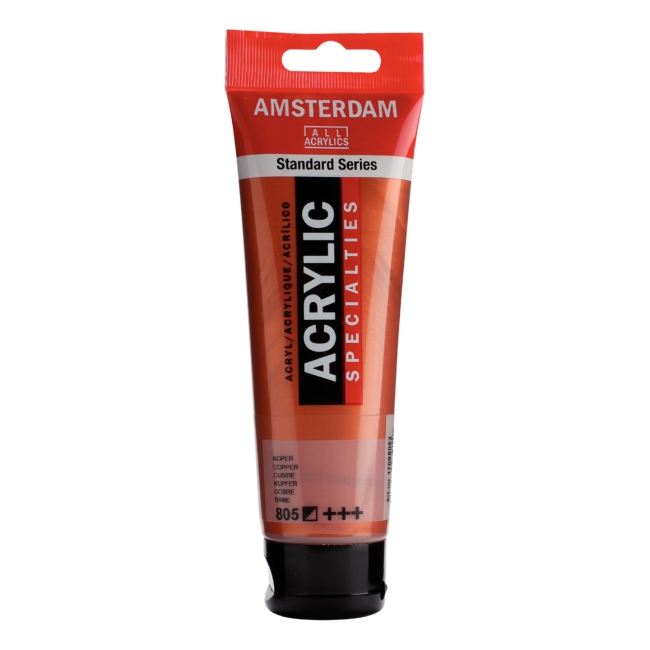Краска акриловая Amsterdam туба 120мл №805 Медный