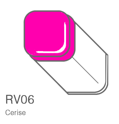 Маркер Copic RV06 Cerise / Вишневый Светлый поштучно купить в фирменном магазине ArtCraft.Space (Копик Клаб) с доставкой по РФ и всему миру
