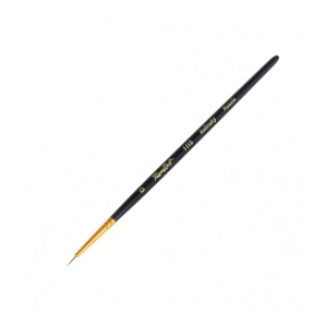 Кисть Roubloff Серия 1115 колонок круглая укороченная вставка ручка матовая короткая №0