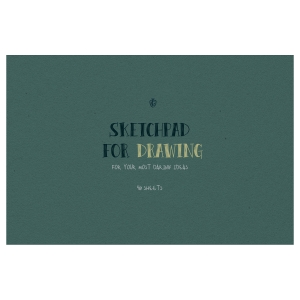 Альбом для рисования 40л., А4, на склейке Greenwich Line "Brave idea", 120г/м2