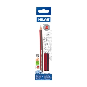 Чернографитный каранадаш HB, трехгранный