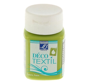Краска по ткани DECO TEXTIL банка 50мл №886 Зеленая бронза,