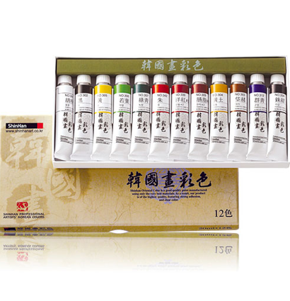 Набор акварельных красок Korean Color ShinHanart 12 цветов в тубах 20 мл купить в художественном магазине ArtCraft.Space с доставкой по всему миру