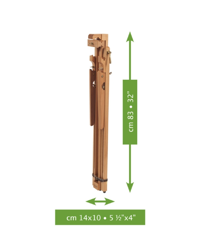 Мольберт-тренога Mabef M/27 полевой с кронштейнами для полотна поворотный купить в художественном магазине ArtCraft.Space с доставкой по всему миру