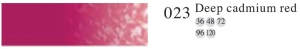 Пастель профессиональная сухая полутвёрдая квадратная цвет № 023 темно-красный кадмий