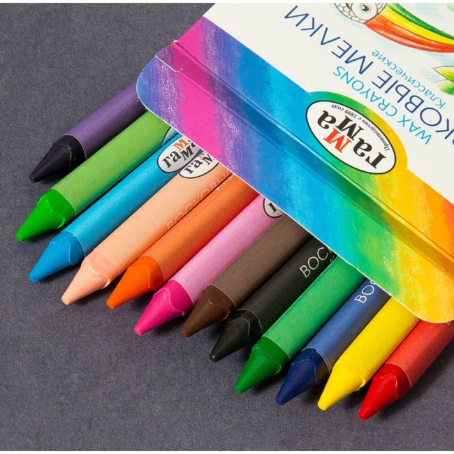 Мелки восковые Гамма "Классические" трехгранные 12 цветов купить в художественном магазине ArtCraft.Space с доставкой Мелки восковые Гамма "Классические" трехгранные 12 цветов купить в художественном магазине ArtCraft.Space с доставкой