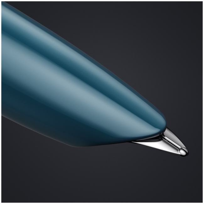 Ручка перьевая Parker "51 Teal Blue CT", черная, 0,8мм, подарочная упаковка Ручка перьевая Parker "51 Teal Blue CT", черная, 0,8мм, подарочная упаковка