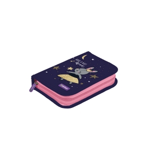 Пенал 1 отделение, 200*140*40 Berlingo "Bunny dream", дополнительная откидная секция, полиэстер Пенал 1 отделение, 200*140*40 Berlingo "Bunny dream", дополнительная откидная секция, полиэстер