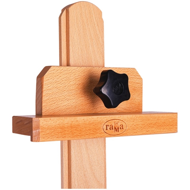 Мольберт напольный горизонтальный Гамма, 61*65,5*137 (174)см, бук