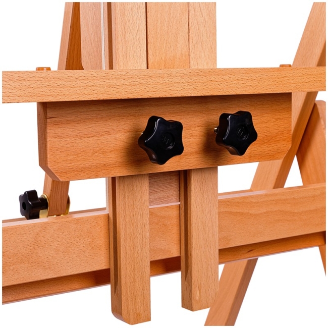 Мольберт напольный горизонтальный Гамма, 61*65,5*137 (174)см, бук