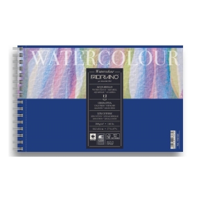 Альбом для акварели Watercolour Studio 300г/м.кв 13,5x21см Фин 12л спираль по короткой стороне