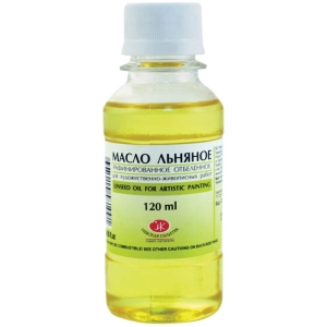 Масло льняное ЗХК,  для художественно-живописных работ, 120мл