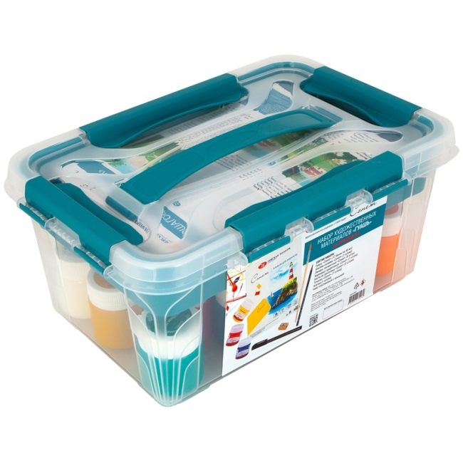 Набор художественных материалов "Сонет" "Гуашь", 32 предмета, 8ф