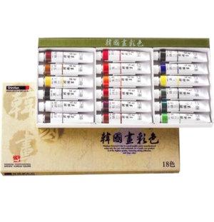 Набор акварели ShinHanart Korean Color 18цв*20мл,