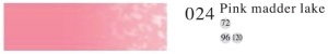Пастель профессиональная сухая полутвёрдая квадратная цвет № 024 розовая марена