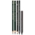 Набор чернографитных карандашей Faber-Castell Pitt Graphite 5 штук с ластиком и точилкой купить в магазине ArtCraft.Space с доставкой