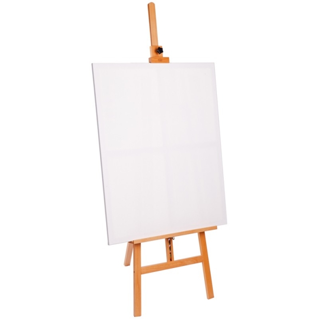 Мольберт Лира Гамма "Московская палитра" из лакированного бука с механизмом опускания высота 159-224 см купить в художественном магазине ArtCraft.Space с доставкой по РФ И СНГ