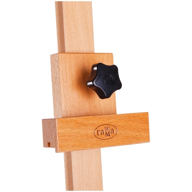 Мольберт Лира Гамма "Московская палитра" из лакированного бука с механизмом опускания высота 159-224 см купить в художественном магазине ArtCraft.Space с доставкой по РФ И СНГ