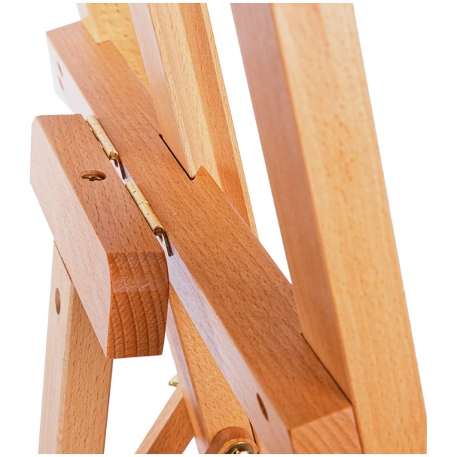 Мольберт Лира Гамма "Московская палитра" из лакированного бука с механизмом опускания высота 159-224 см купить в художественном магазине ArtCraft.Space с доставкой по РФ И СНГ