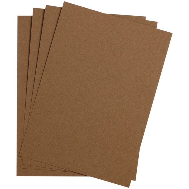 Цветная бумага 500*650мм., Clairefontaine "Etival color", 24л., 160г/м2, каштановый, легкое зерно, хлопок