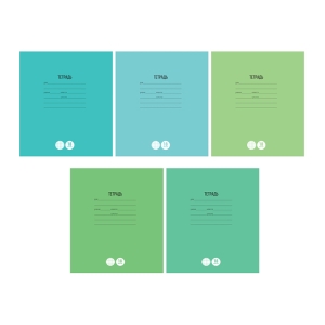 Тетрадь 18л., клетка ArtSpace "Однотонная. Школьная"