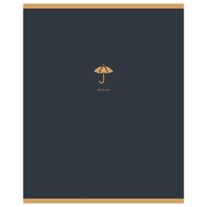 Тетрадь предметная 48л. BG "Monocolor. Element" - Английский язык, ламинация soft-touch, выб. лак, 70г/м2