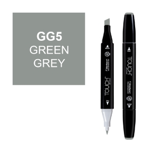 Маркер двухсторонний спиртовой TOUCH TWIN GG5 Зелено-серый Маркер двухсторонний спиртовой TOUCH TWIN GG5 Зелено-серый