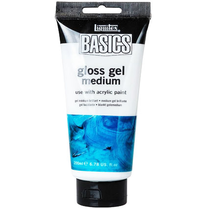 Гель-медиум для акрила Liquitex Basics Gloss Gel Medium глянцевый 200 мл купить в художественном магазине ArtCraft.Space