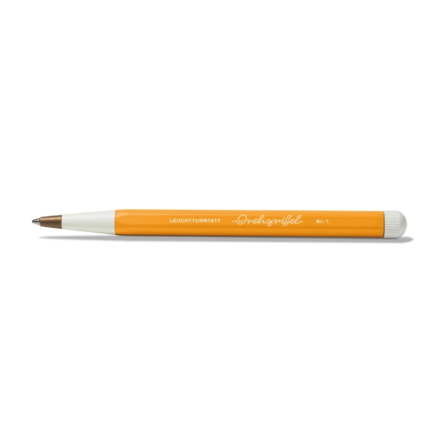 Ручка шариковая Leuchtturm1917 Drehgriffel Nr. 1 - цвет чернил: Королевский синий (толщина линии: 0.7мм.), цвет корпуса: Восходящее Солнце  (алюминий)