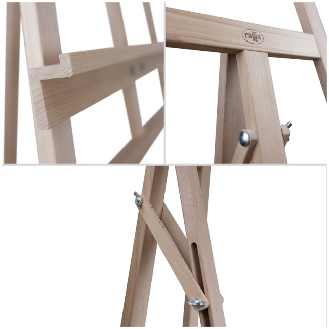 Мольберт Лира Гамма "Студия" классический из бука высота 150 см купить в художественном магазине ArtCraft.Space