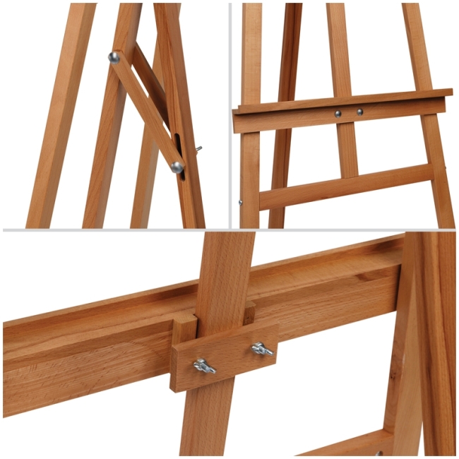 Мольберт Лира Гамма "Студия" классический из бука высота 150 см купить в художественном магазине ArtCraft.Space