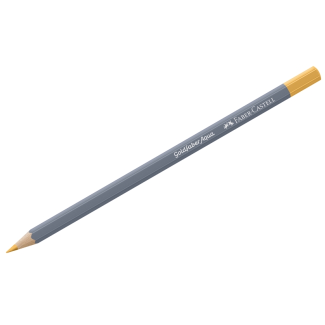 Карандаш акварельный художественный Faber-Castell "Goldfaber Aqua", цвет 183 светло-желтая охра