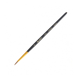 Кисть Roubloff Серия 1115 колонок круглая укороченная вставка ручка матовая короткая №2