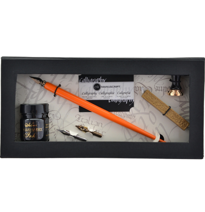 Набор для каллиграфии Manuscript Pen & Mini Seal с печатью картон купить в магазине ArtCraft.Space